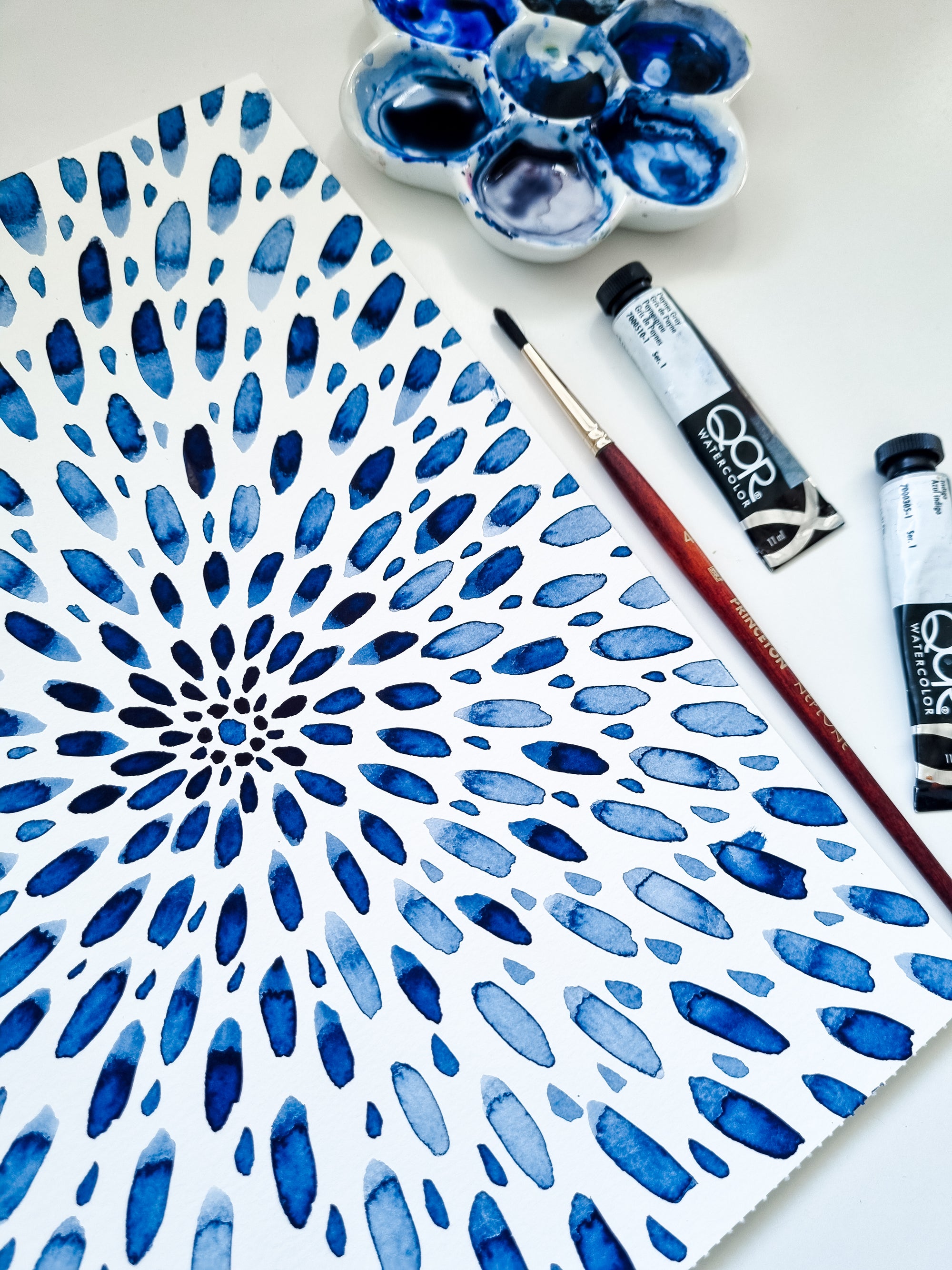 Mindfulness Brushstrokes Online Class - Fri 15th Dec 2023