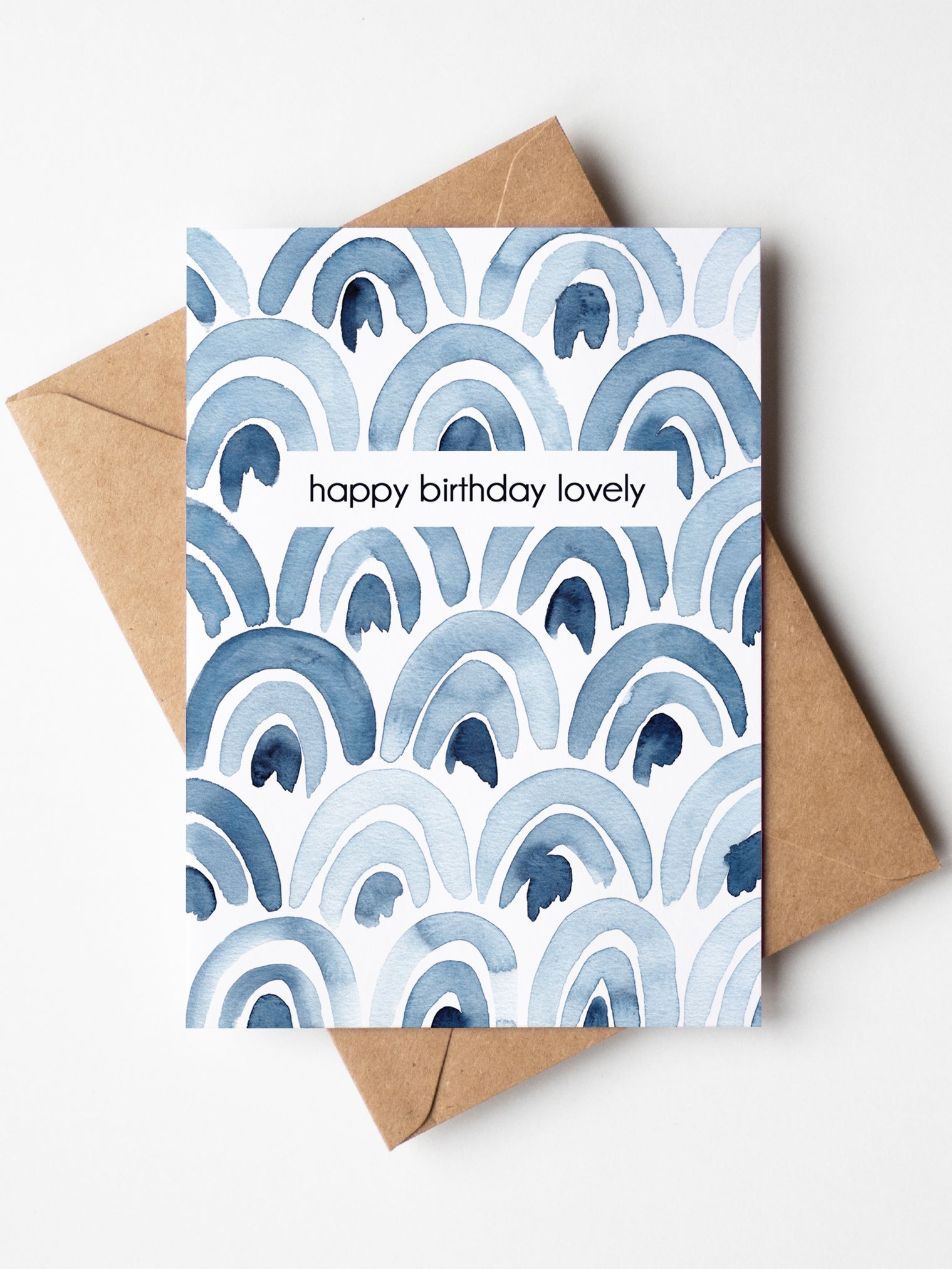Happy Birthday Greeting Card - Rainbows