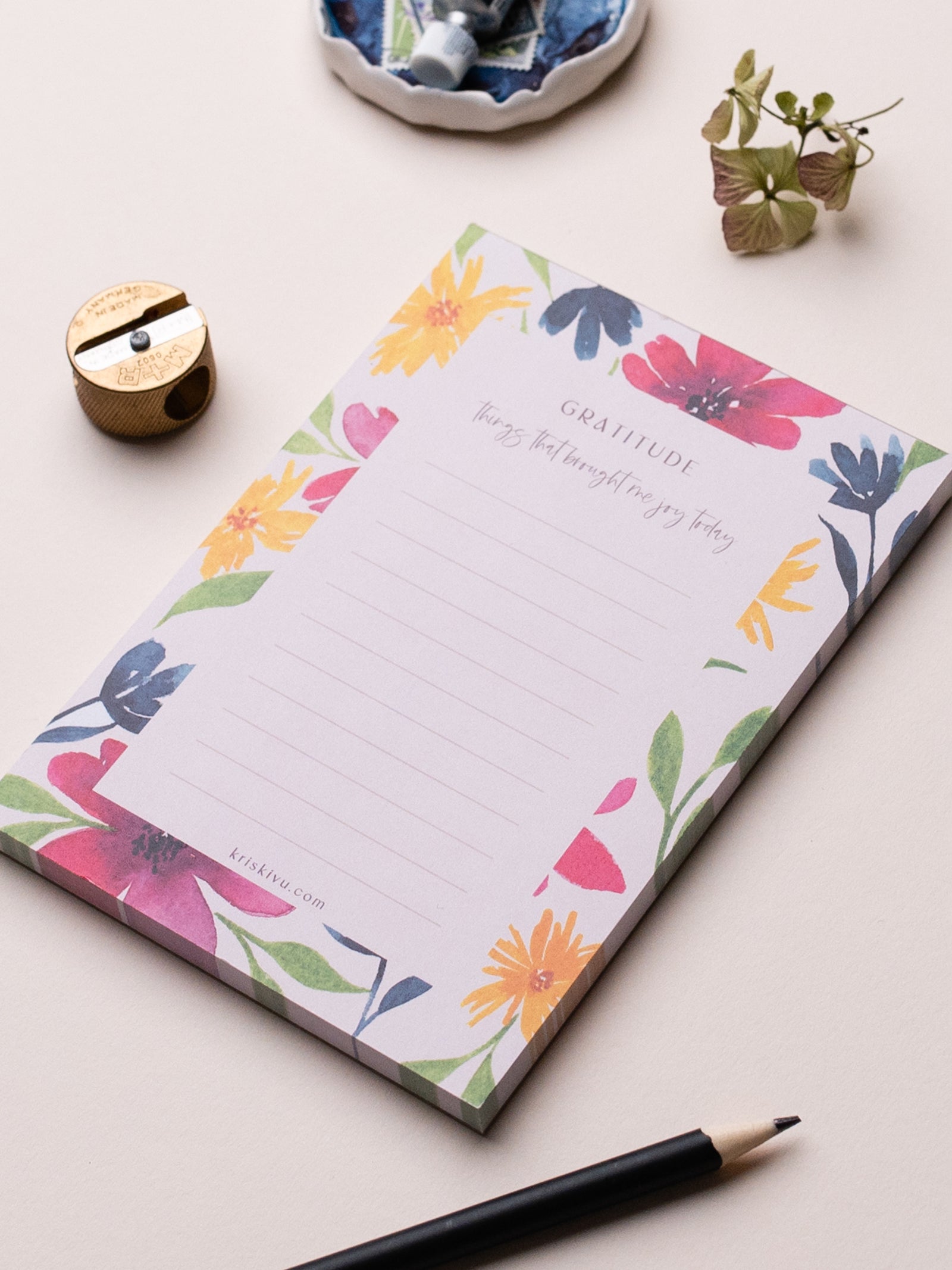 Gratitude notepad