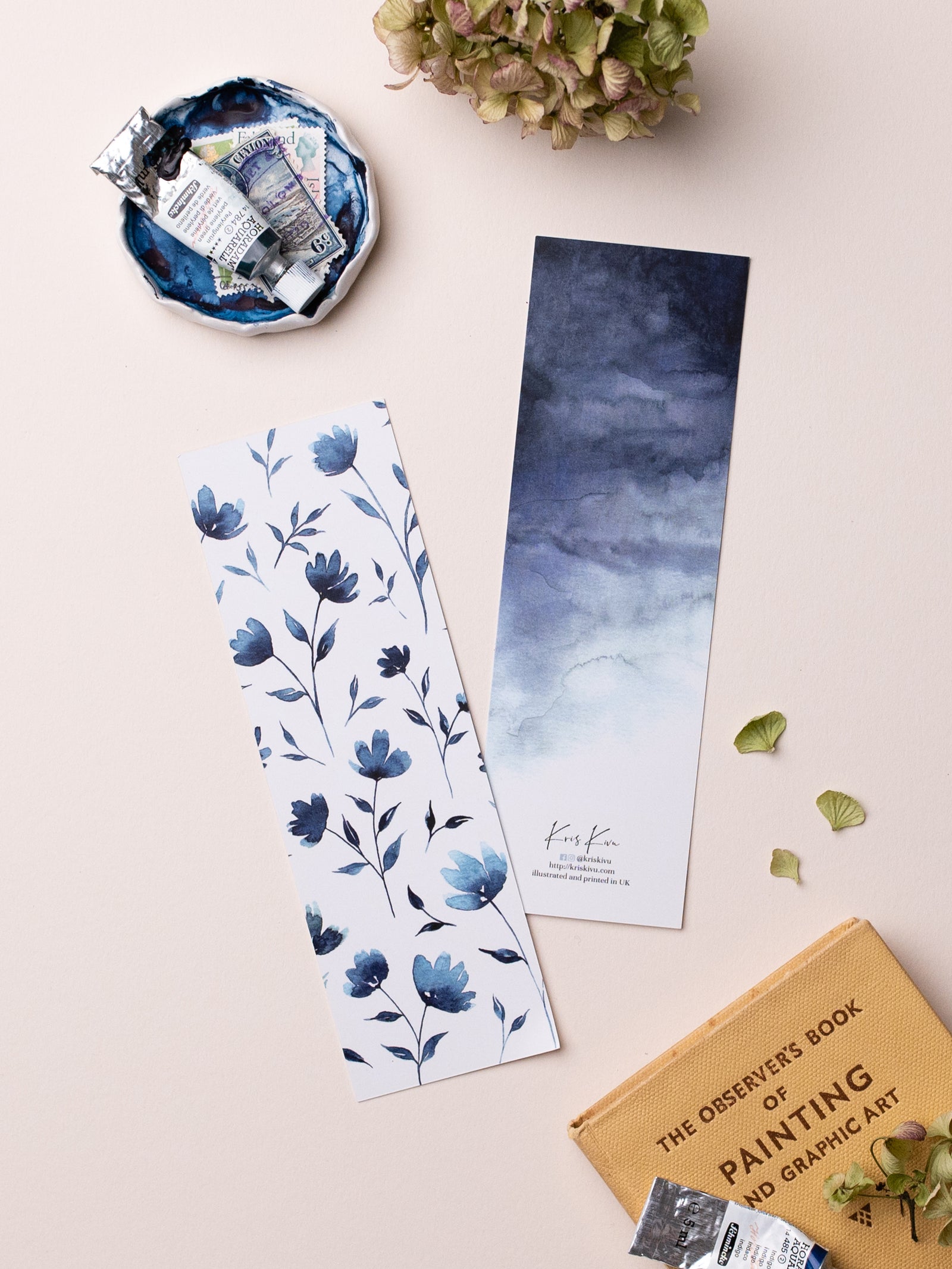 Funky Flowers Bookmark