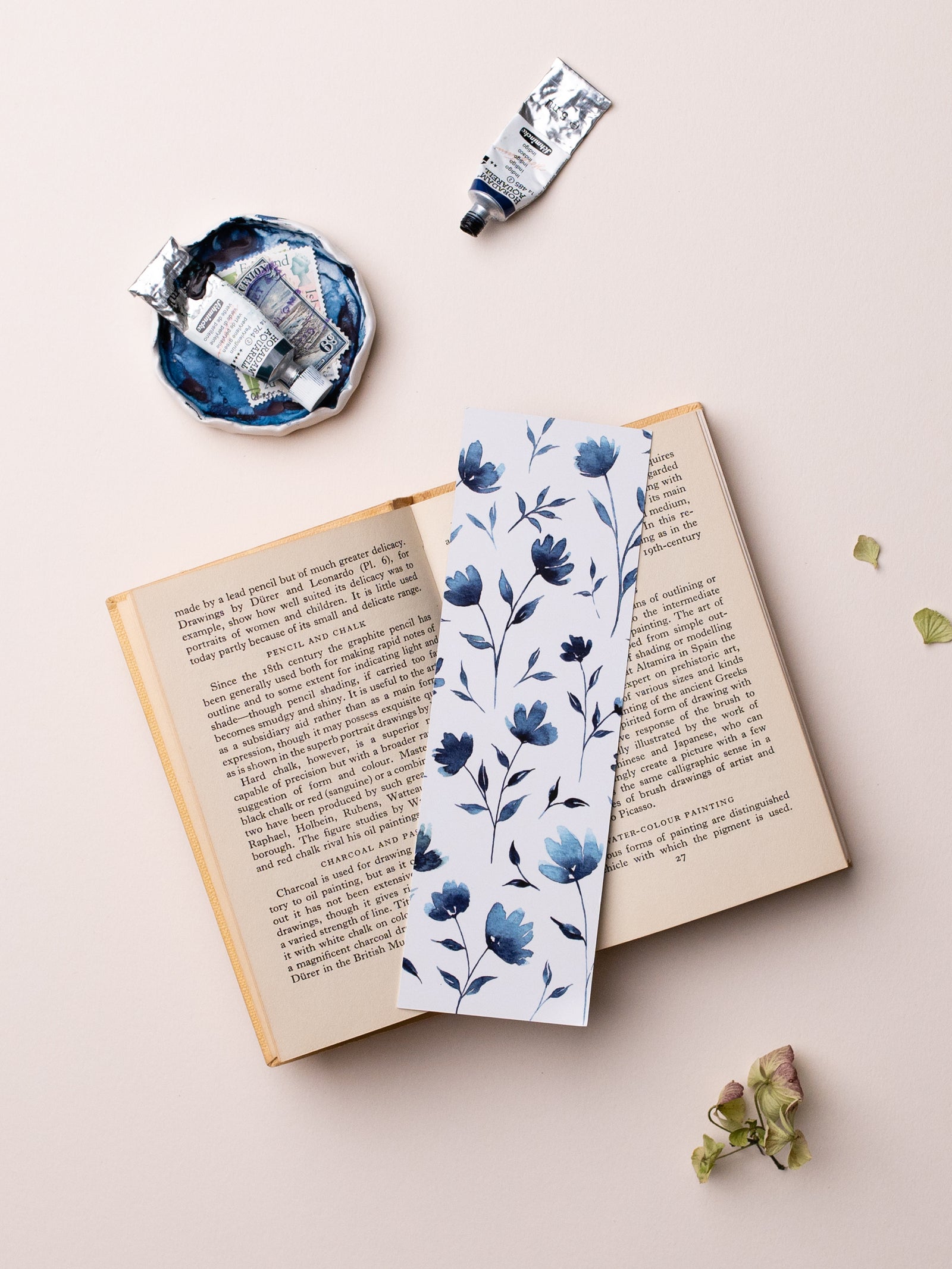 Funky Flowers Bookmark