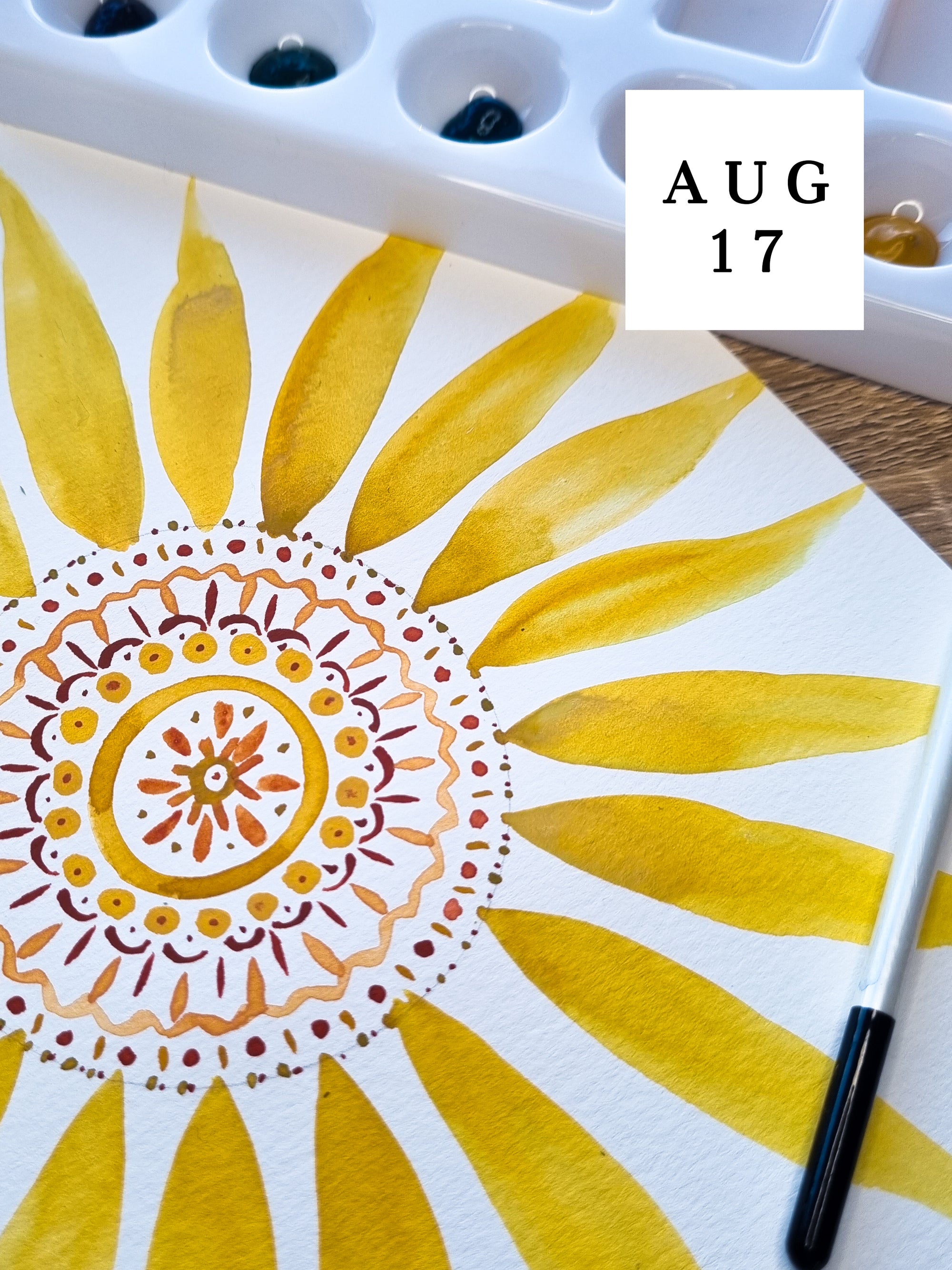 Paint a Sunflower Mandala | Farnham Maltings