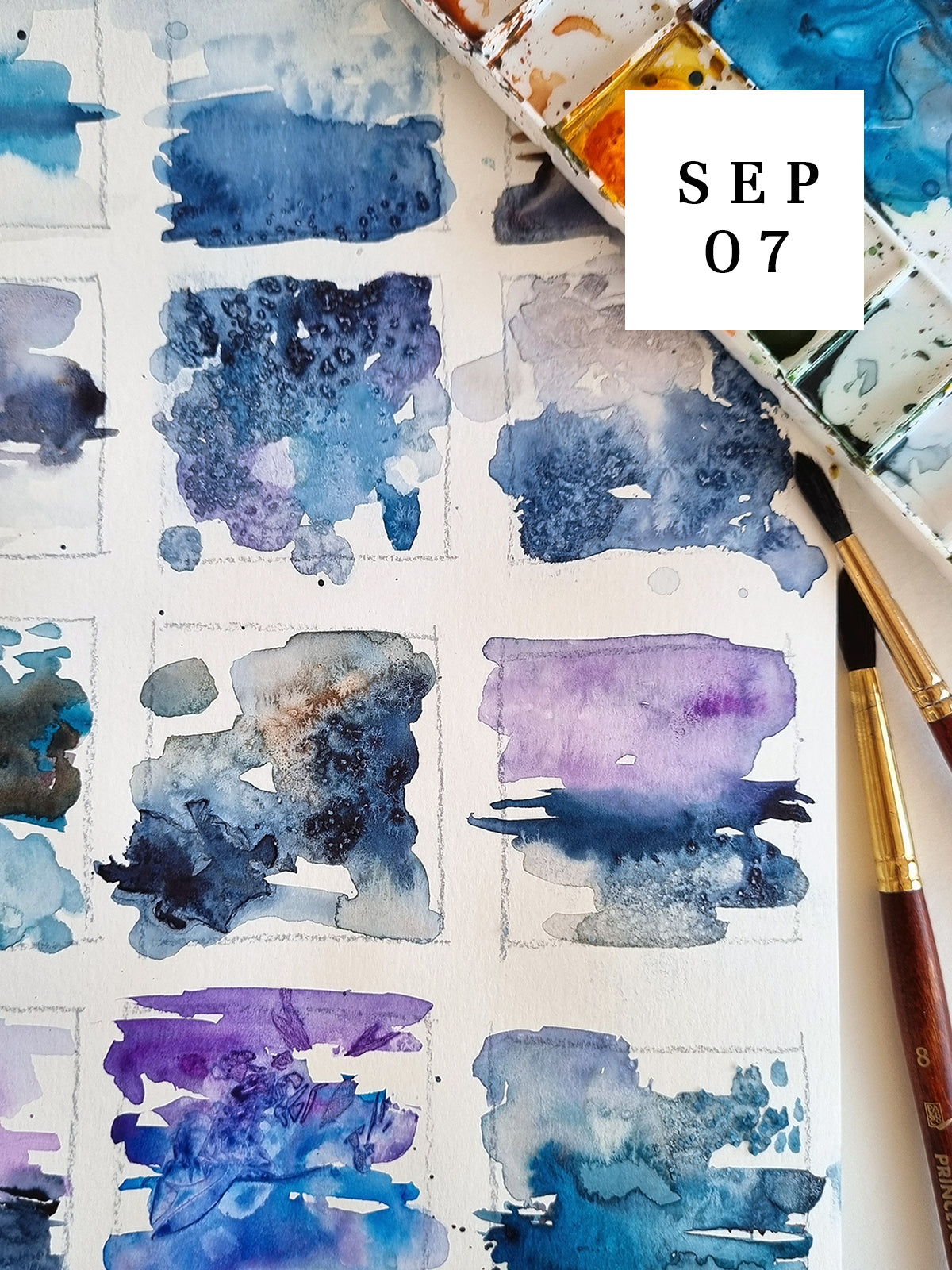 Watercolour Abstract Landscapes | Farnham Maltings
