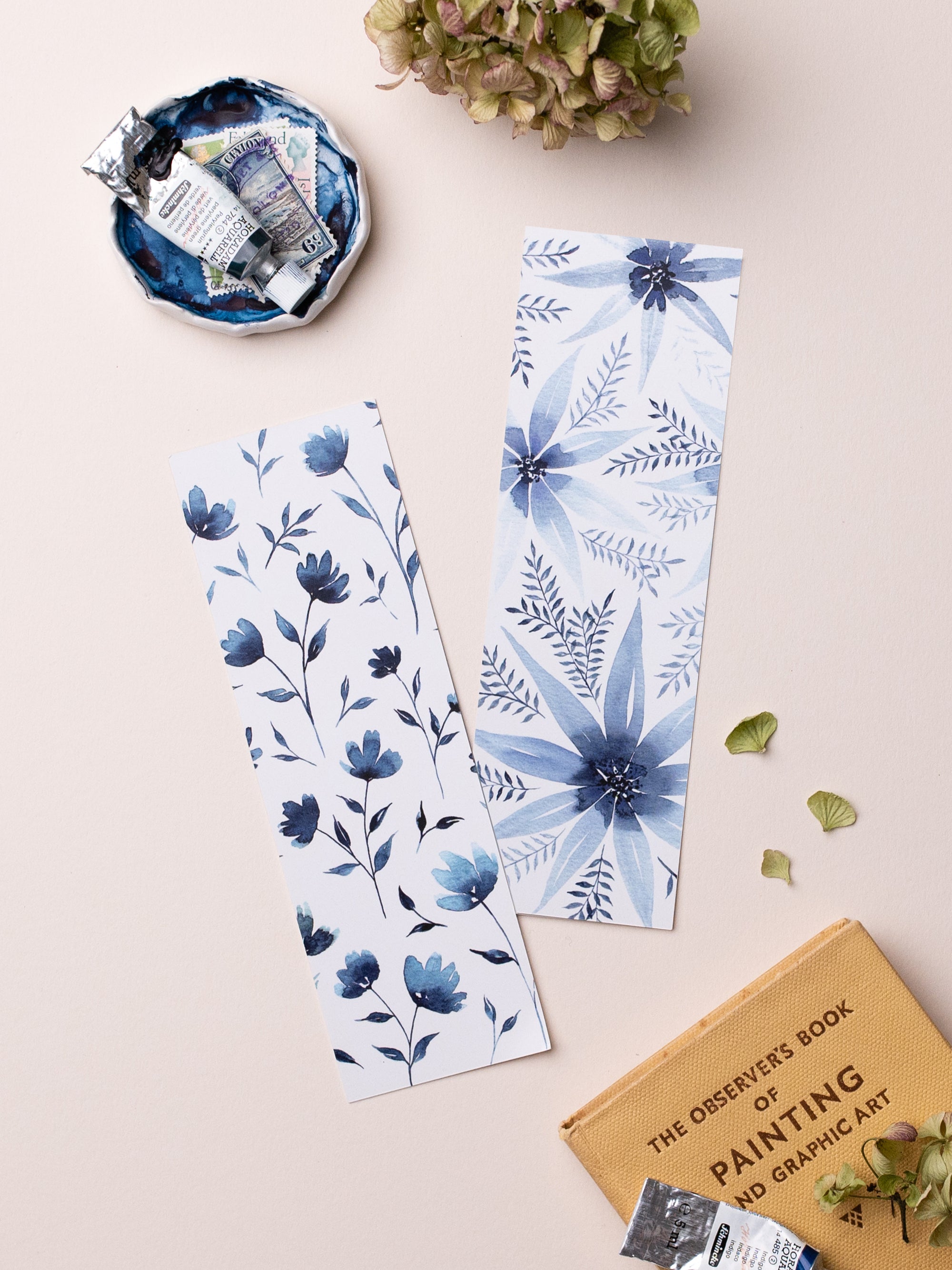 Set of 2 Flower Bookmarks