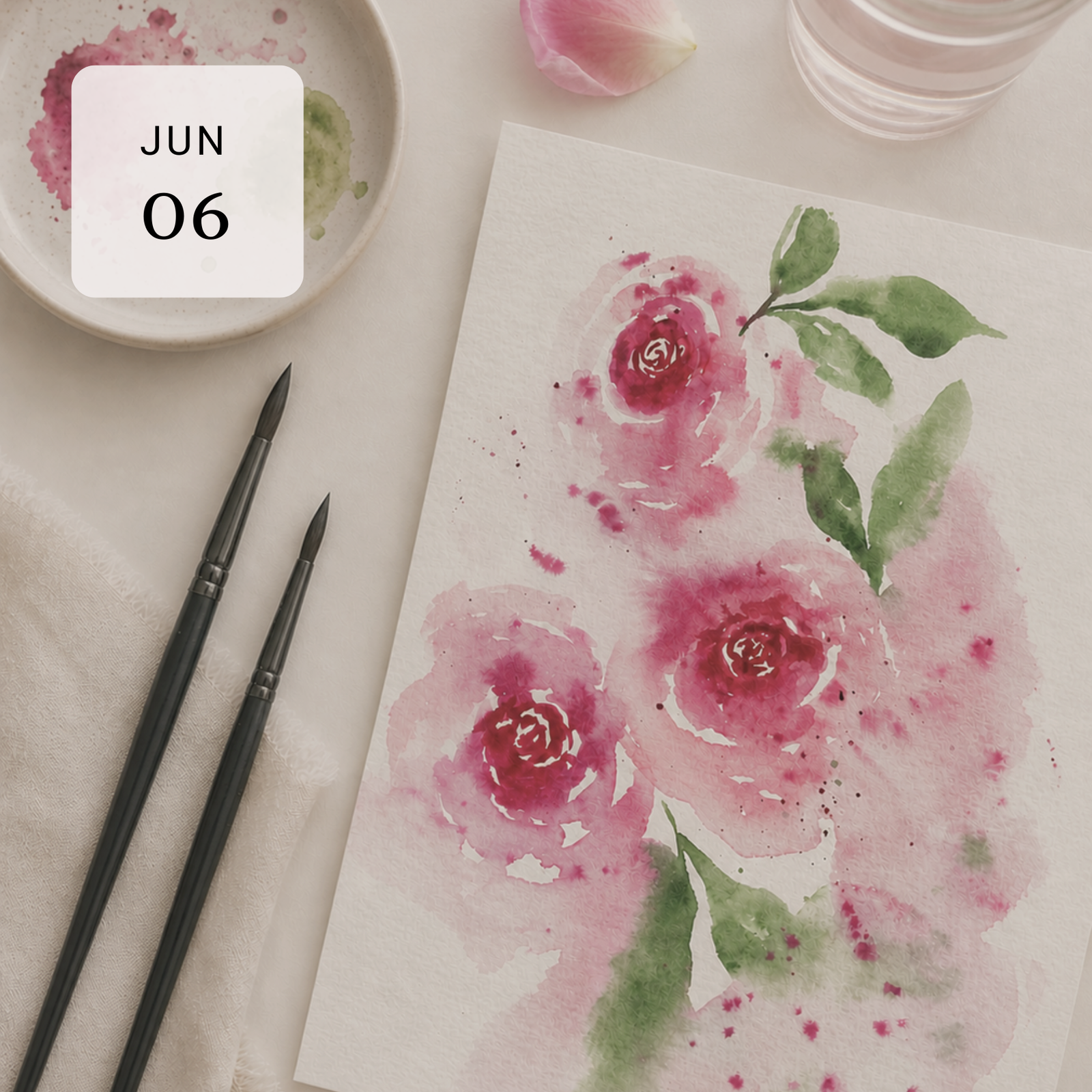 Loose Roses | Farnham Studio (4 people)