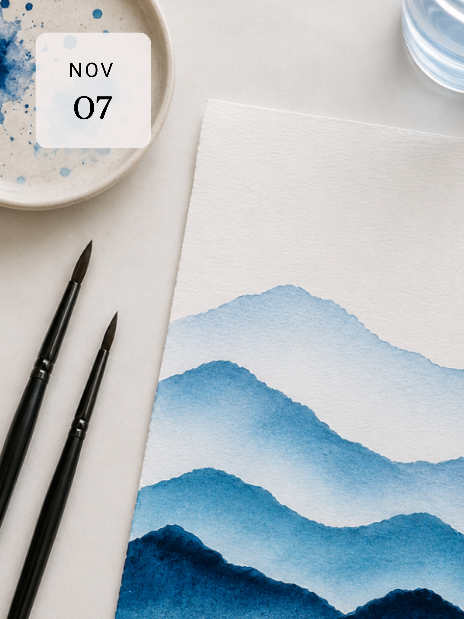 Atmospheric Watercolour Landscapes | Farnham Maltings