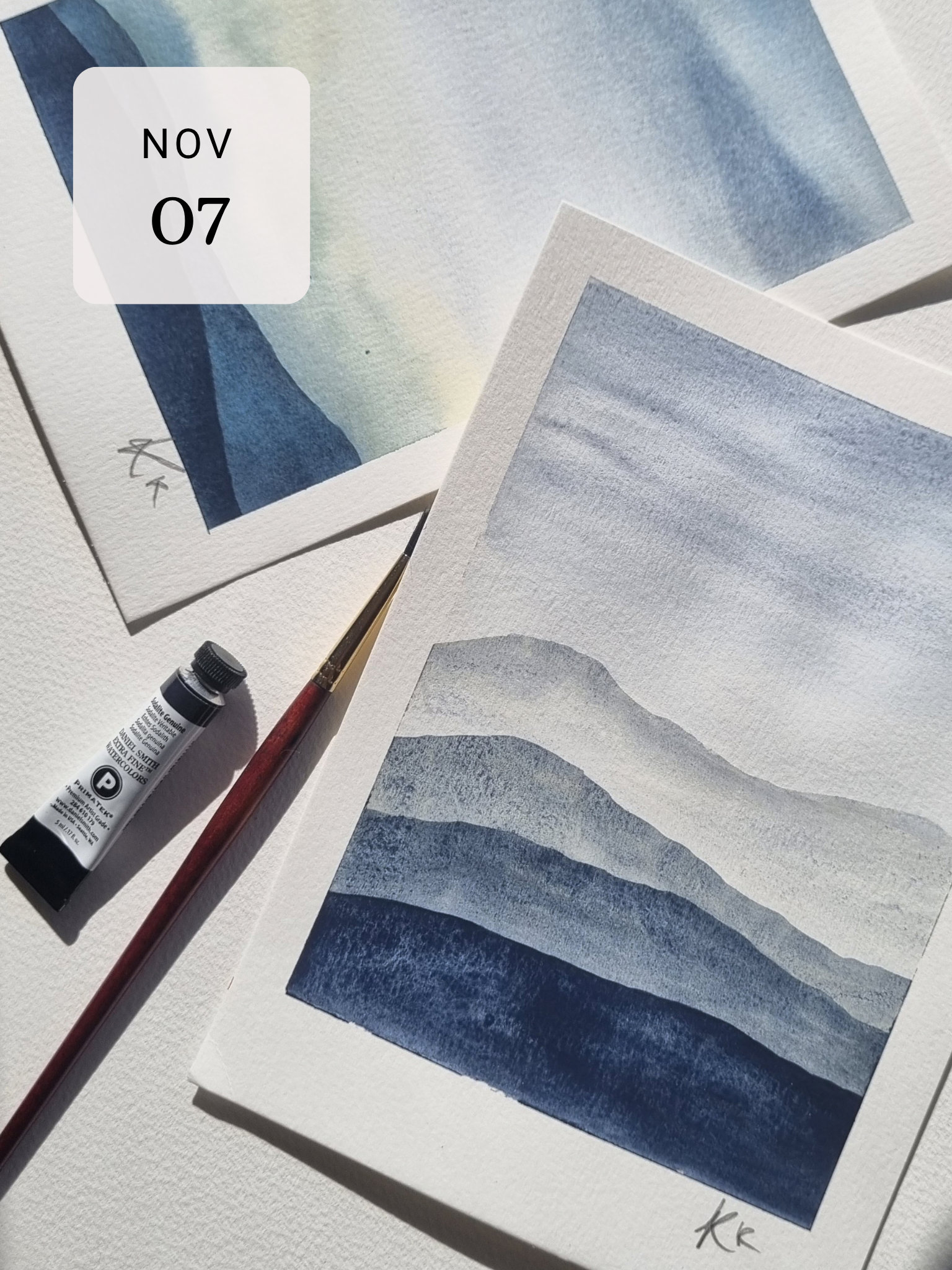 Atmospheric Watercolour Landscapes | Farnham Maltings